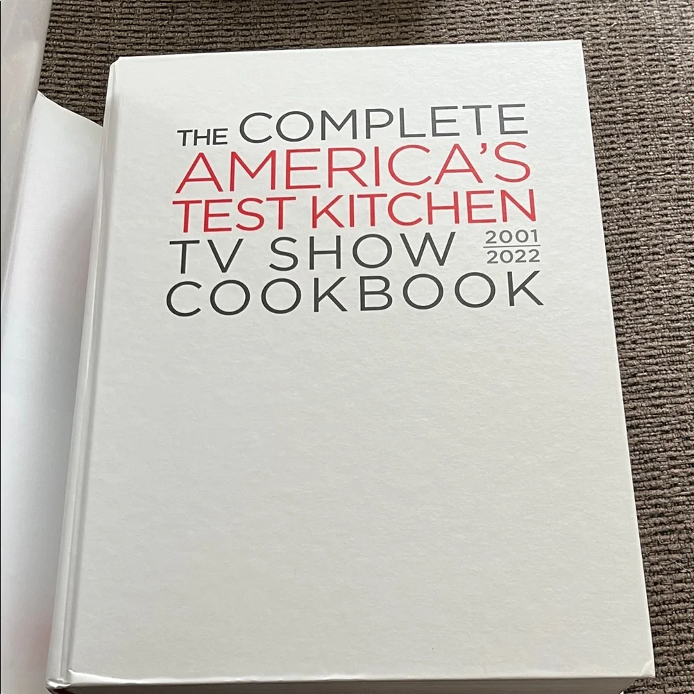 America’s Test Kitchen TV Show Cookbook - Great Book